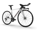 Vélo de triathlon L'ALLURE 105 DI2 Blanc Nacré - Image 2/4