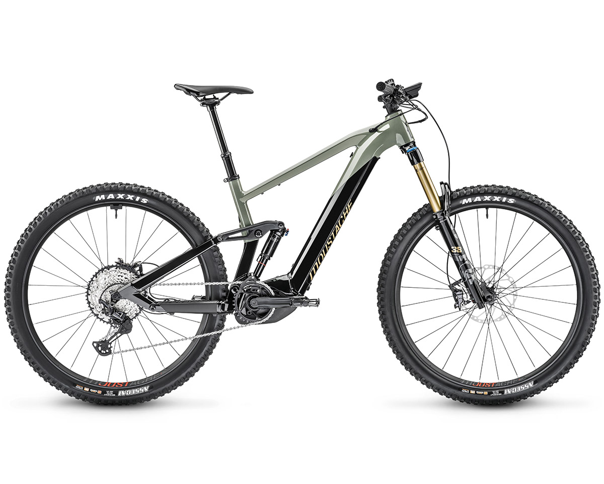 VTT électrique tout suspendu Unisexe SAMEDI 29 GAME 9 750WH Noir/Olive Foncé