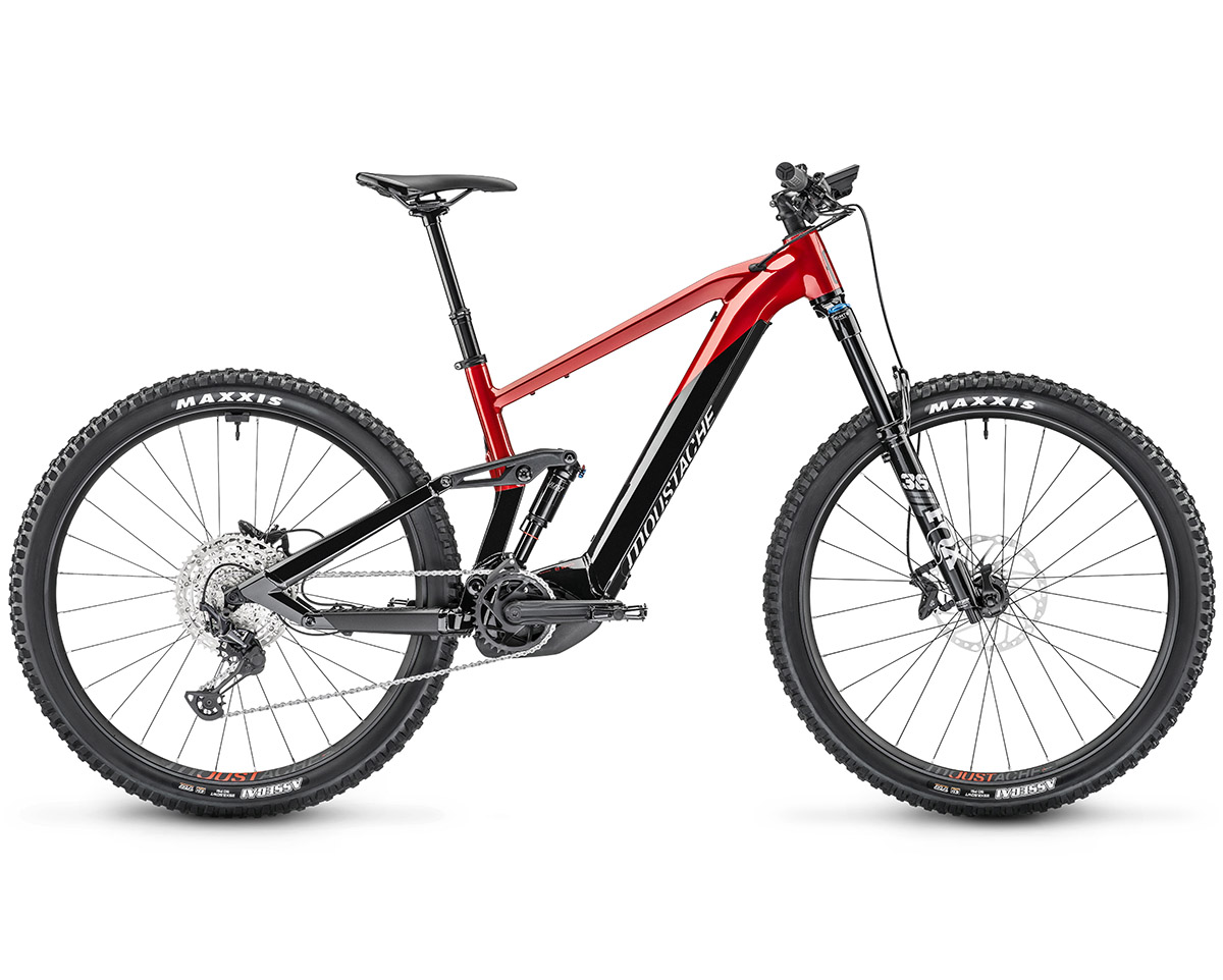 VTT électrique tout suspendu Unisexe SAMEDI 29 TRAIL 7 625WH Noir/Rouge